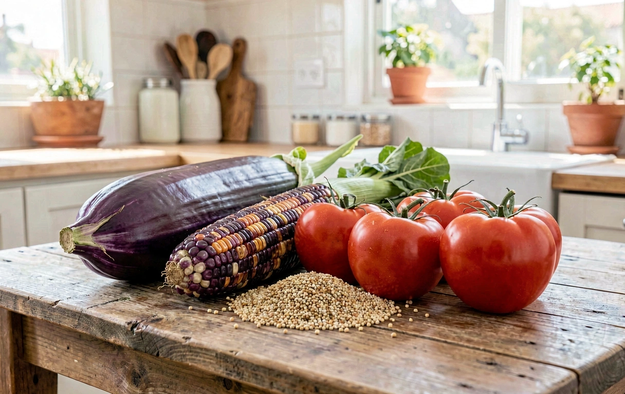 Ingredientes frescos base de nuestra investigación